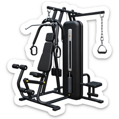 gym cable machine sticker