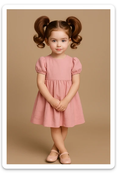 toki uzdek tik mergaitiskus plaukus ir suknele rozine ir batukus grazius bet modelis turi likt toks pat proporcijos ir poza sticker