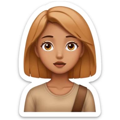 the girl watches on sky sticker