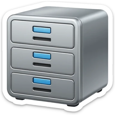 starter web hosting, simple server icon sticker