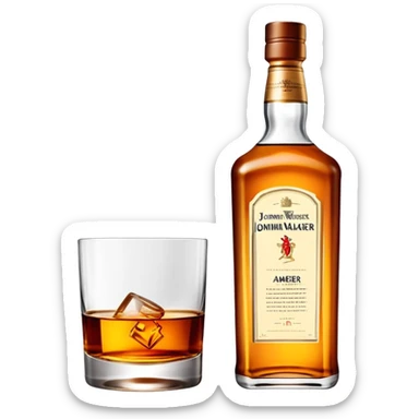 whisky johnnie walker sticker