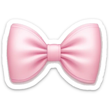 Bow light pink sticker