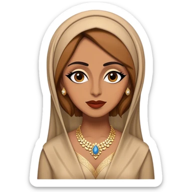 Cinematic Realistic Fairuz Portrait Emoji, depicted as an iconic Lebanese singer with graceful soulful expression and elegant attire, rendered with lifelike textures and warm radiant lighting that captures her timeless musical allure. sticker