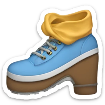 a chore tracker with a a shoes sticker