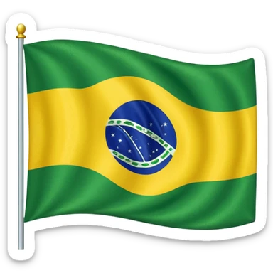 Flag of Brazil 🇧🇷 sticker