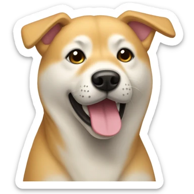 Jindo dog sticker