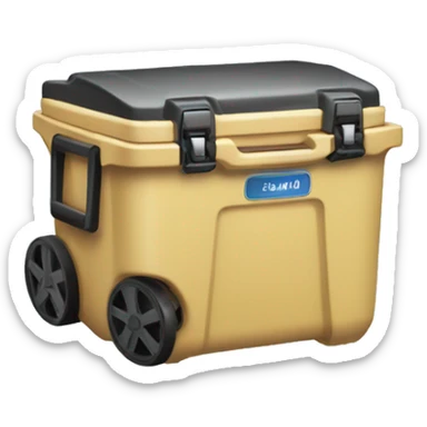 Wheeled Cooler sticker