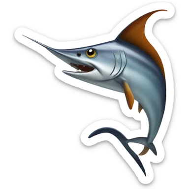 A swordfish  sticker