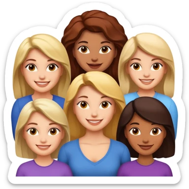 Strong but beautiful women sticker