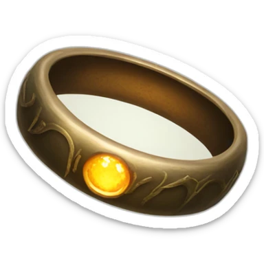 The ring of Lord of The rings sticker