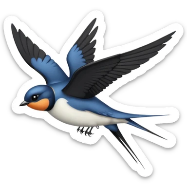 Swallow sticker