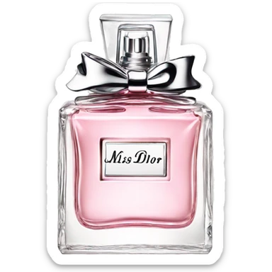 Miss dior perfume sticker