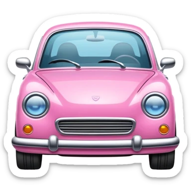 Voiture pink sticker