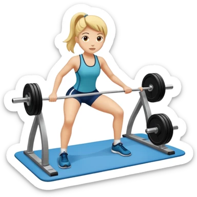 persona estirada en el suelo con las piernas levantadas gimnasio sticker