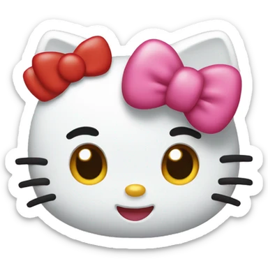 hello kitty emojis sticker