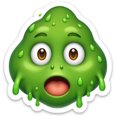 snot running from the nose sticker