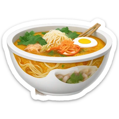 Laksa bowl  sticker