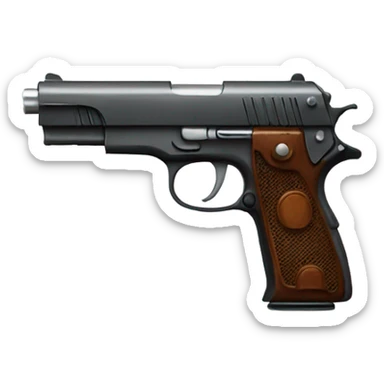 pistol sticker