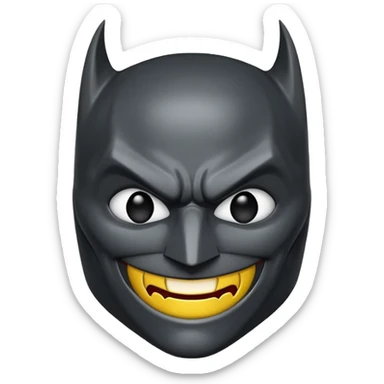 Evil Batman Emoji sticker