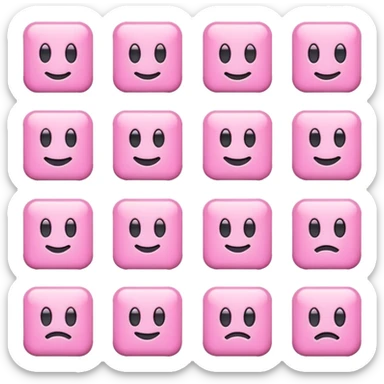 pink all apps sticker