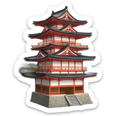edificios japon sticker