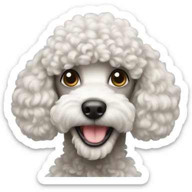 Poodle sticker
