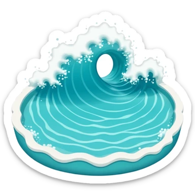 wave pool sticker