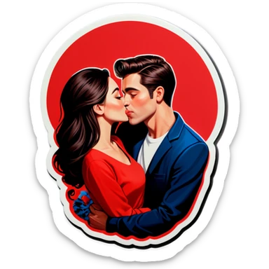 Hyper Realistic in love  sticker