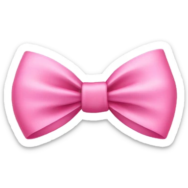pink bow sticker