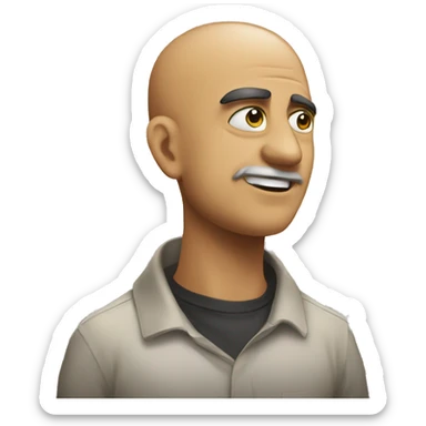 Pyar gussa ek sath sticker