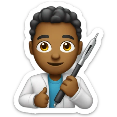 black Informaticien with screwdriver sticker