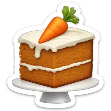 carrot-cake sticker