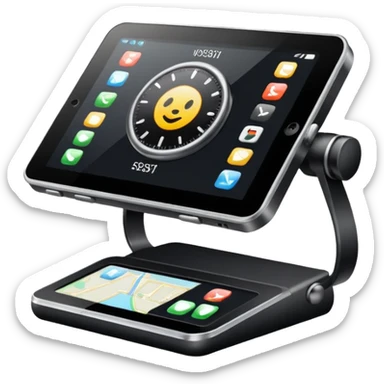 modern navigation equipment sticker