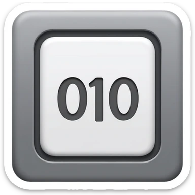 100 dans un carre gris sticker