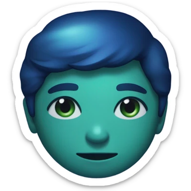 Dark iridescent sticker