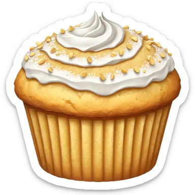  vanilla muffin cake sticker