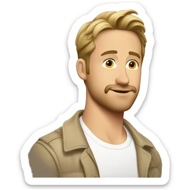 Ryan gosling as ken sticker