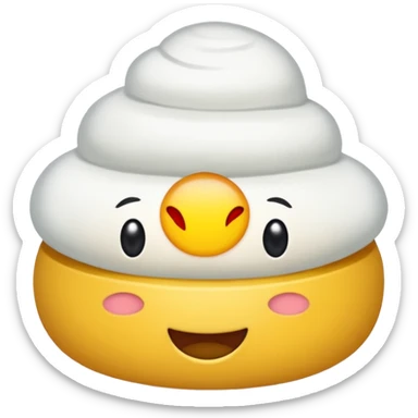 Una cebolla con una pegatina de que es nueva sticker