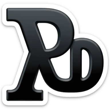 Letters PNP in a classy modern font sticker