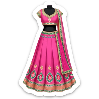 indian lehenga sticker