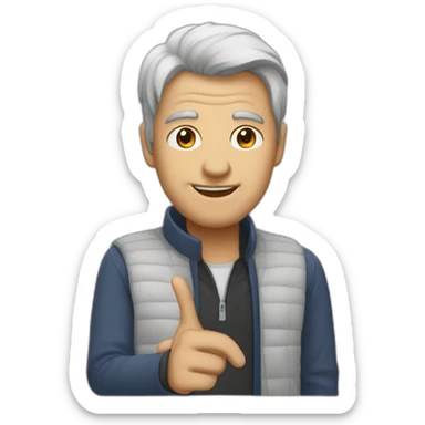 les main qui font le signe carre sticker