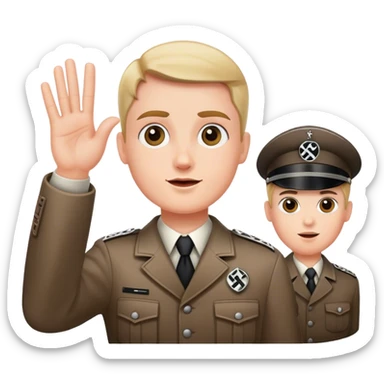 Nazi salute sticker