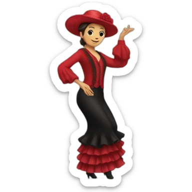 Flamenco sticker