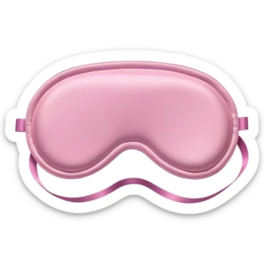 pink sleep mask sticker