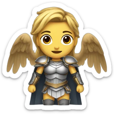 Valkyrie with wings  sticker
