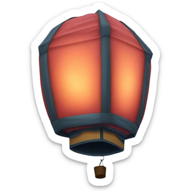 Sky lantern sticker
