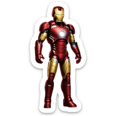 Iron man full body sticker