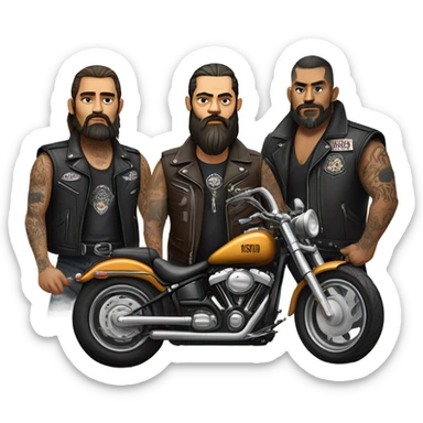Outlaw bikers sticker