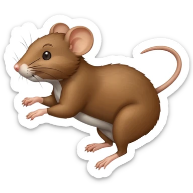 rat running on 4 sticker
