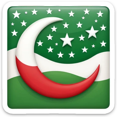 Chechen flag emoji sticker